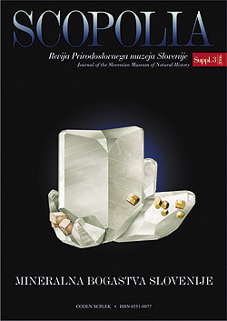 Mineralna bogastva Slovenije: SCOPOLIA Supplement 3/2006